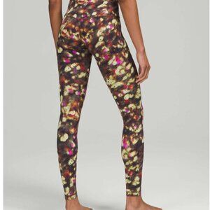 Lululemon Align High-Rise Pant Soft Focus Splatter Green Multi size 6 W5DM9S‎